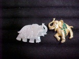 Lot of 2 very cool elephant pins