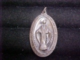 Sterling silver Mother Mary pendant