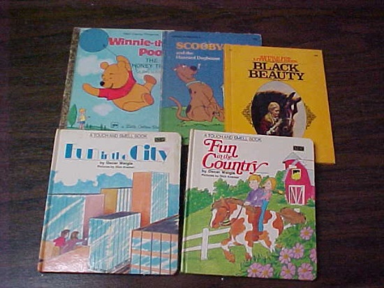 Lot of old children books