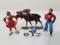 Lot of antique metal toys
