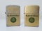 2 vintage New York Times cigarette ighters