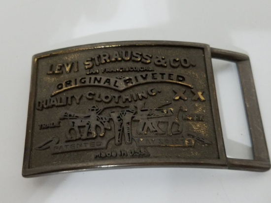 Levi Strauss metal belt buckle