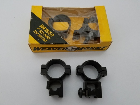 Lot of Weaver scope mounts