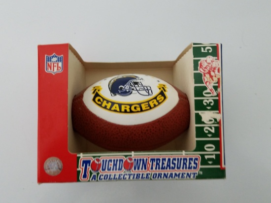 San Diego Chargers football ornament