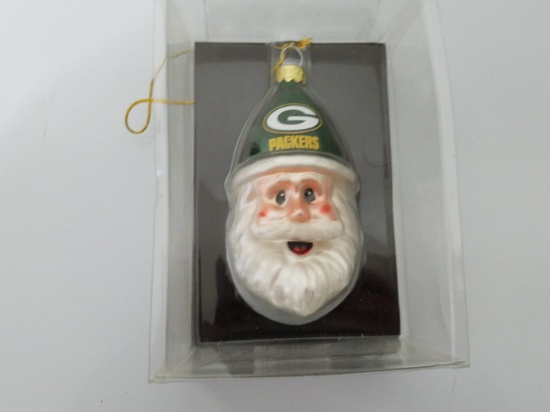 Green Bay Packers Santa ornament