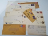 Lot of old USA stamped envelopes