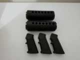 Lot of AR15 hand guards and grips