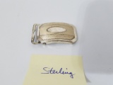 Sterling silver belt buckle