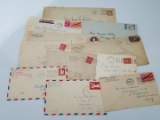 Lot of old USA stamped envelopes