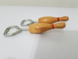 2 bowling pin beer bottle openers