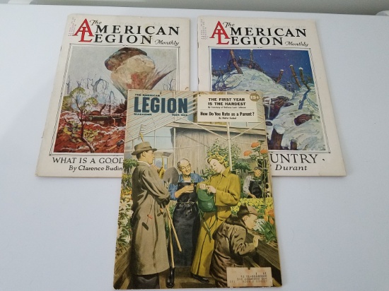 Lot of 1930's American Legion magazines