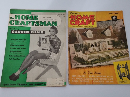 1944 & 1950 Home Craft magazines