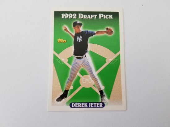 1992 Topps Derek Jeter rookie card