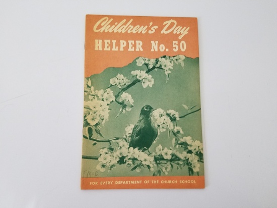 Childrens Day Helper No. 50 church booklet