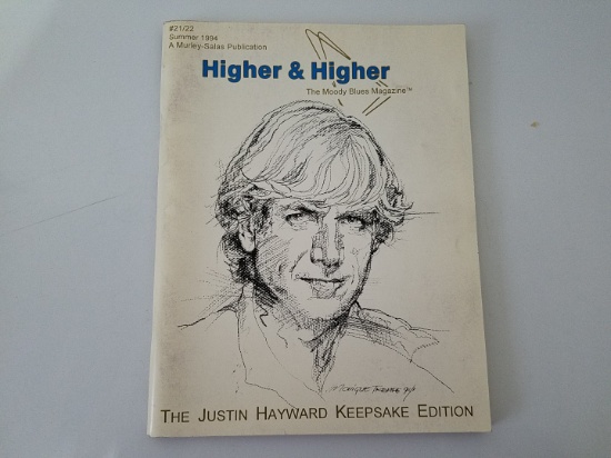 Higher & Higher Moody Blues magazine