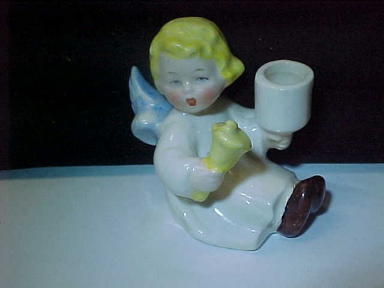 Hummel angel candleholder