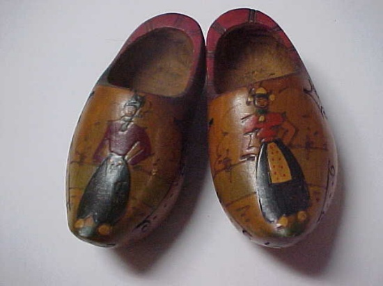 Vintage Holland wooden shoes