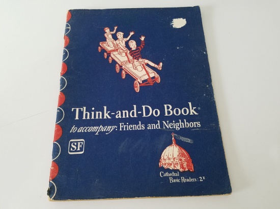 1942 Think and Do child's school workbook