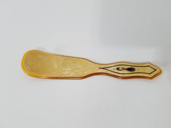 Antique celluloid shoe horn