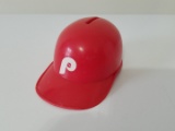 Philadelphia Phillies plastic helmet coin bank