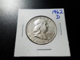 1962-D Franklin half dollar