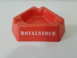 Royal Stock advertising ashtray