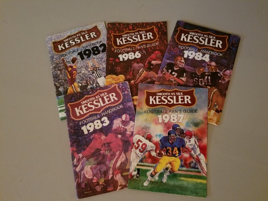 1980's Kessler pro football guides