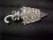 Unmbrella shaped rhinestone pin