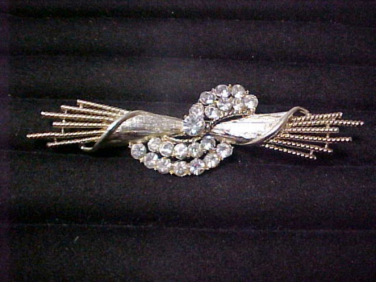 Rhinestone vintage pin