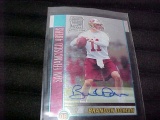 San Francisco 49ers Brandon Doman authentic signed card