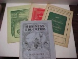 4 different 1902-1903 Business Educator magazines