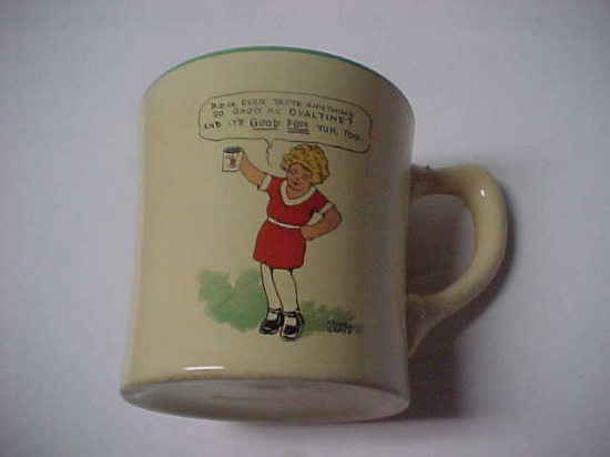 Ovaltine Little Orphan Annie mug