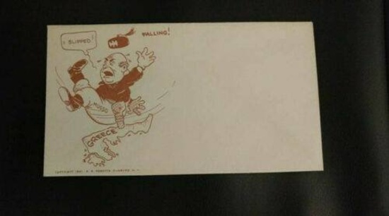 1941 WWII Mussolini cacheted cover