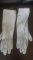 Vintage ladies blue gloves