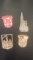 Lot of 4 original Nazi Germany tinnies