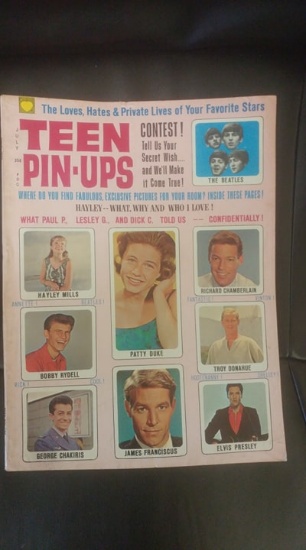 July 1964 Teen Pin-Ups magazine
