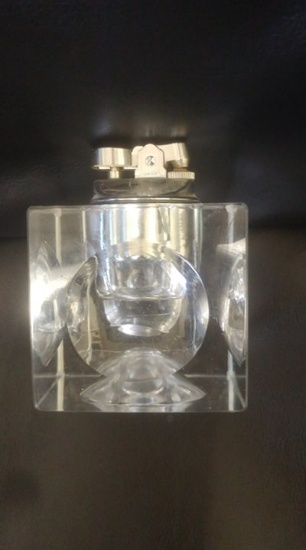 Retro glass table lighter