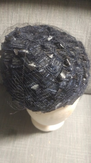 Vintage ladies hat with netting