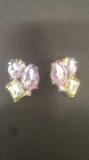 Marvella rhinestone clip earrings