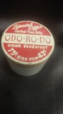 Vintage ODO-RO-NO milk glass cream deodorant jar