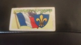 France flag tobacco card