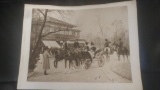 Early 9x12 print of horse drawn wagon