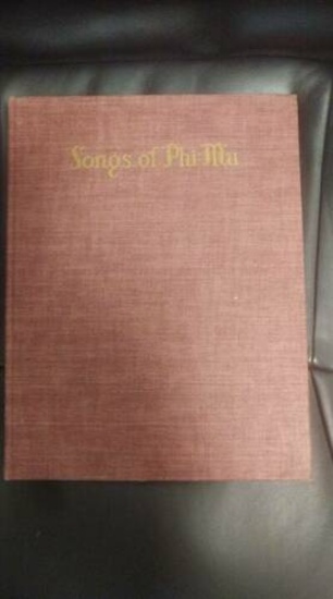 1946 Songs of Phi Mu fraternity book