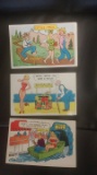 Lot of vintage comic postcards