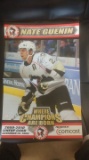 11x17 signed Nate Guenin hockey poster