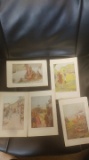 Lot of 1903 historical color bookplate