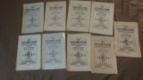9 different 1880-81 Granite Monthly New Hampshire magazines