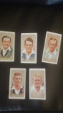 1934 lot of John Player cigarettes cricket cards