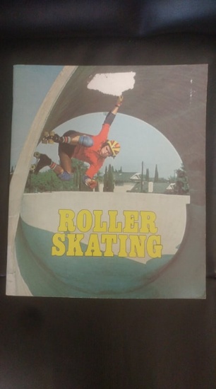 Vintage roller skating book
