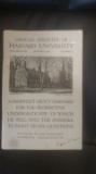 1950 Harvard University Official Register